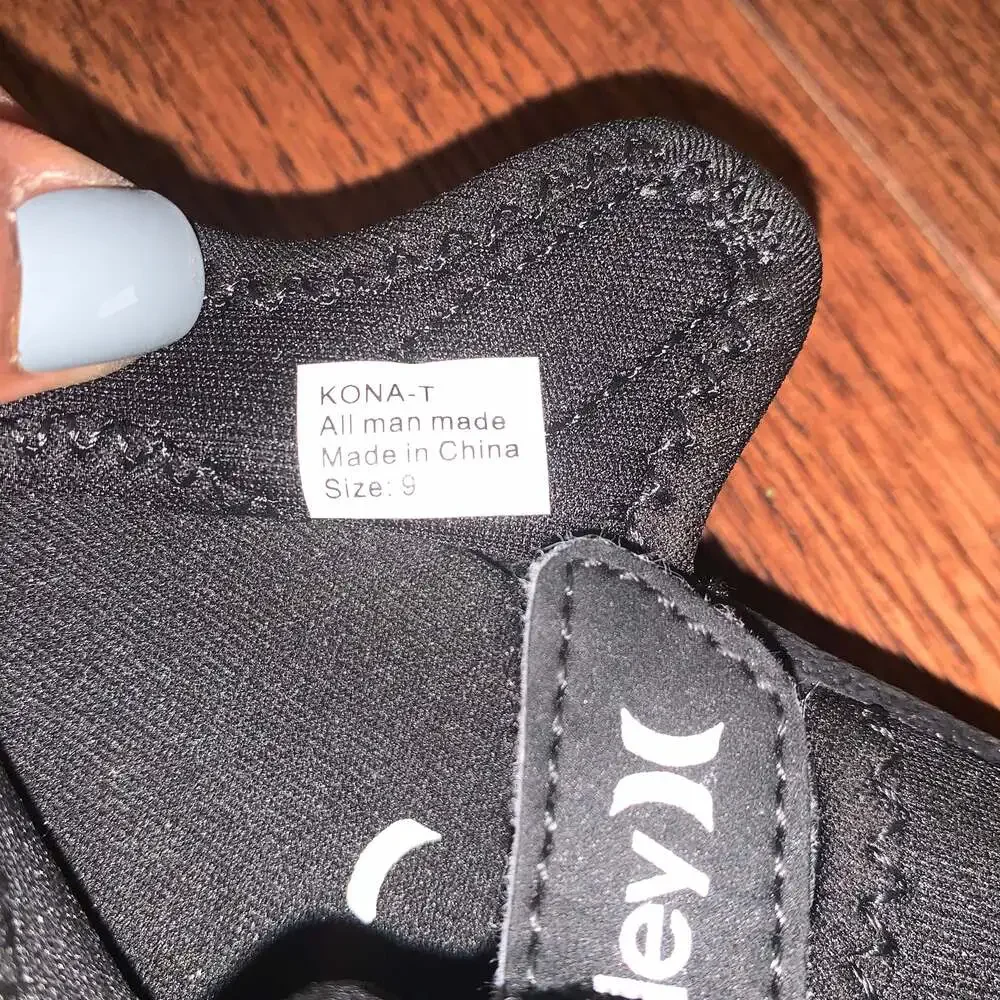 Hurley‎ Black Toddler Swim Water Shoes Size 9
